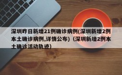 深圳昨日新增21例确诊病例(深圳新增2例本土确诊病例,详情公布)（深圳新增2例本土确诊活动轨迹）