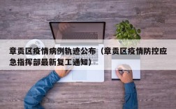 章贡区疫情病例轨迹公布（章贡区疫情防控应急指挥部最新复工通知）